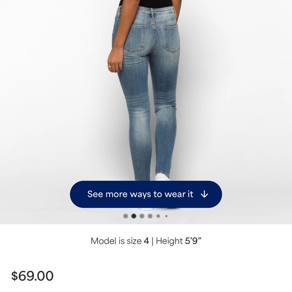 NWOT Vigoss Skinny Jeans size 12/31 - Picture 2 of 9